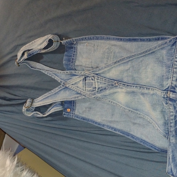 AEO Denim Overalls - Picture 6 of 9